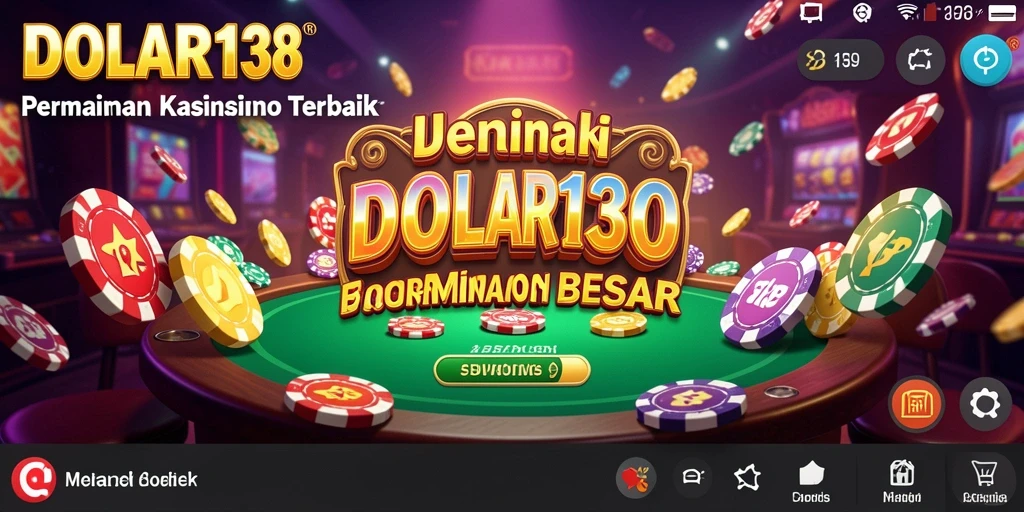 Screenshot utama DOLAR138 menampilkan gameplay seru dari permainan Kasino.