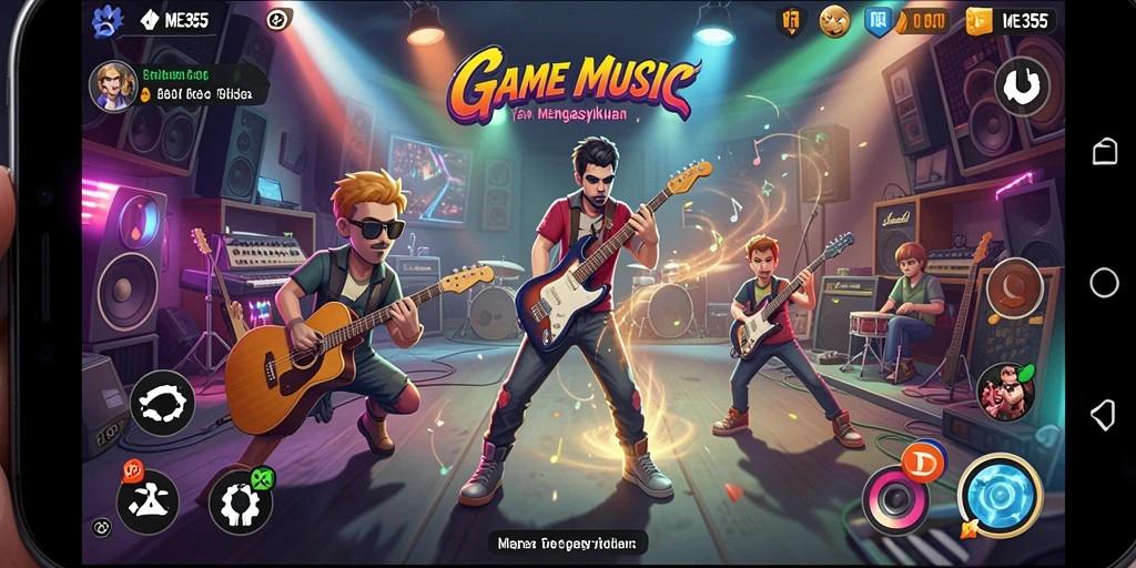 Tampilan gameplay ME355 yang menarik dan interaktif.