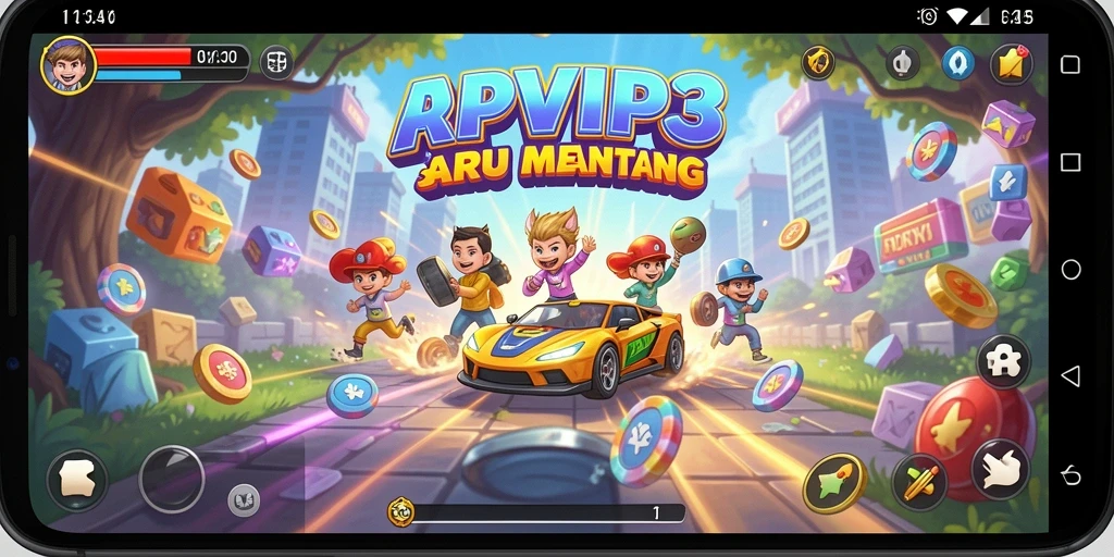 Screenshot gameplay RPVIP3 dengan aksi seru dan grafik menawan.