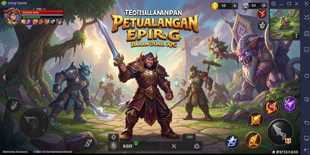 Tampilan gameplay RPG yang memukau dari T6 dengan aksi petualangan.