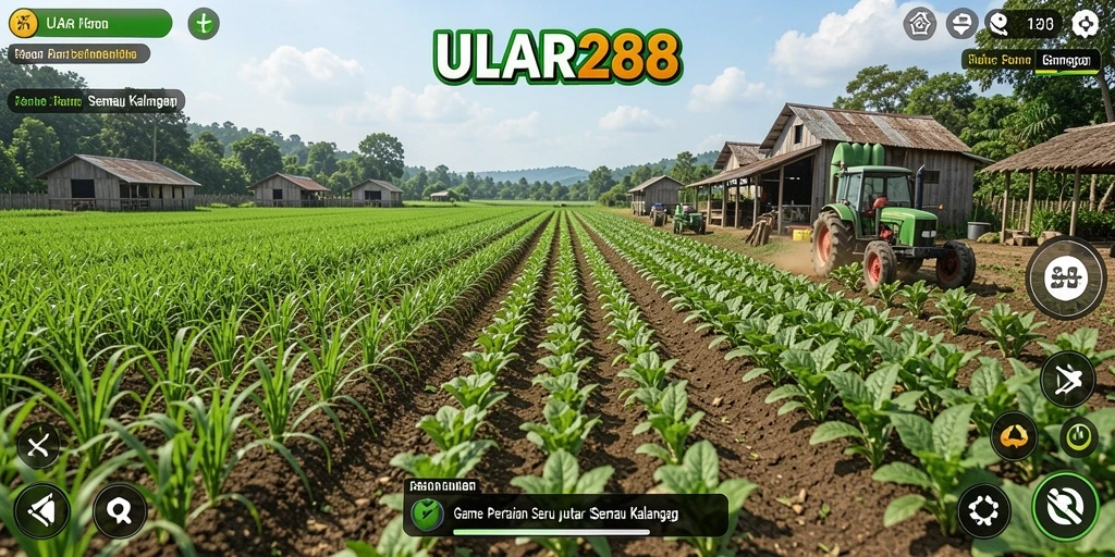 Gameplay ULAR288 menampilkan aktivasi pertanian yang seru dan interaktif.